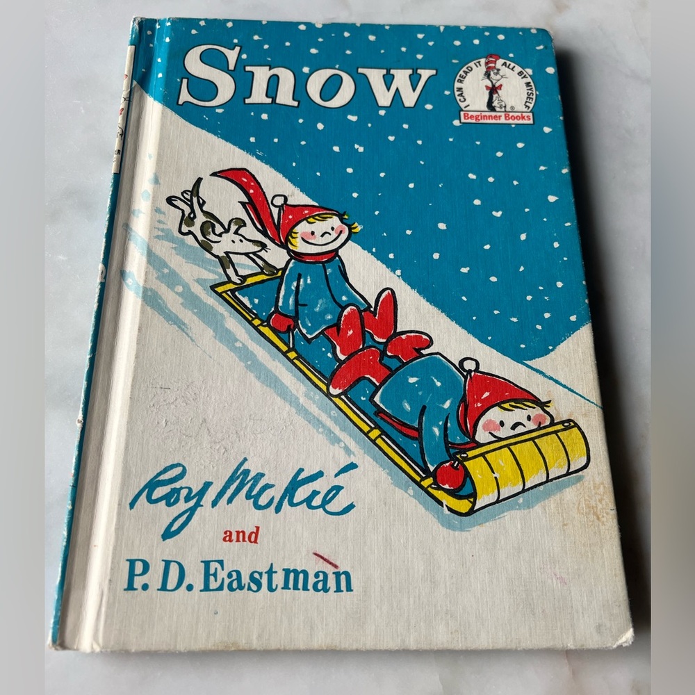Vintage Snow (1962) — Beginner Books Hardcover — Roy McKie & P.D. Eastman